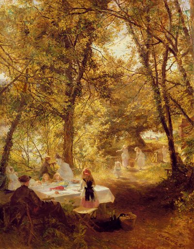 Our Picnic - New Lock, Berks. by Charles James Lewis